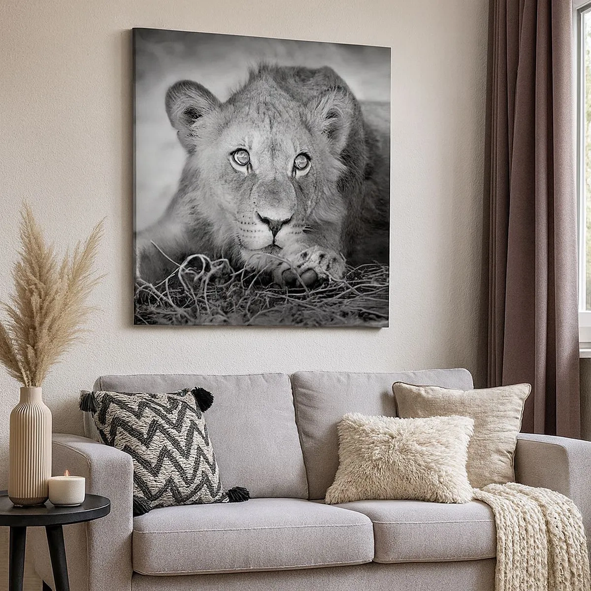 Quadro su tela - Stampe su Tela - Cucciolo reale - 30x30 cm