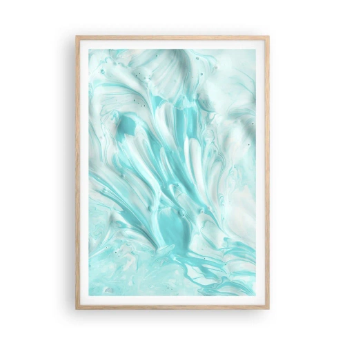 Poster in cornice rovere chiaro - Insieme per sempre - 70x100 cm