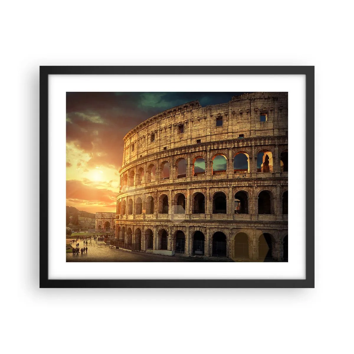 Poster in cornice nera - Impressione colossale - 50x40 cm