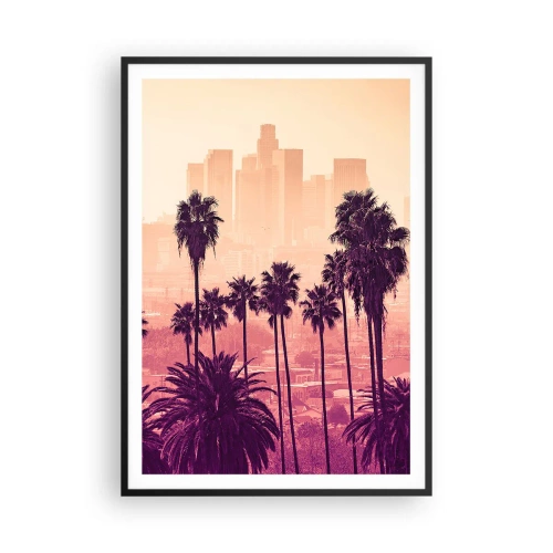 Poster in cornice nera - Paesaggio della California - 70x100 cm