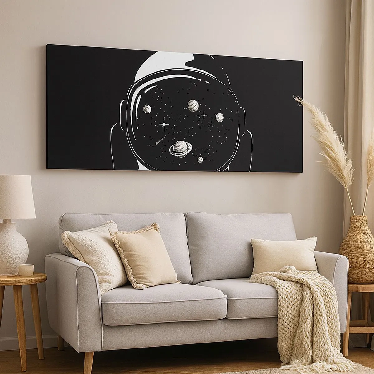 Quadro su tela - Stampe su Tela - Panorama niente male - 100x40 cm