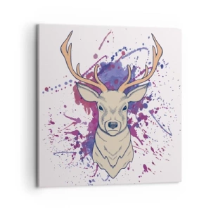 Quadro su tela - Stampe su Tela - Coraggio ed equilibrio - 60x60 cm