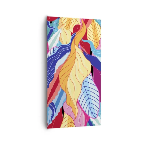Quadro su tela - Stampe su Tela - Disordine colorato - 65x120 cm