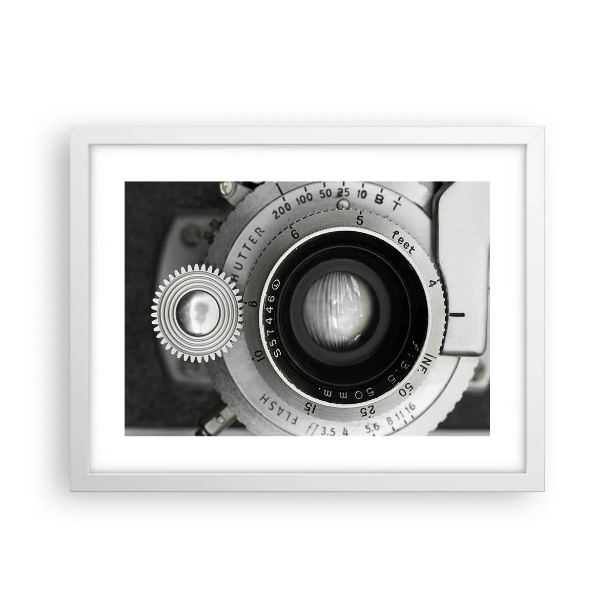 Poster in cornice bianca - Racconto su Hollywood - 40x30 cm