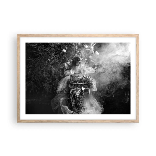 Poster in cornice rovere chiaro - Madre natura stessa - 70x50 cm