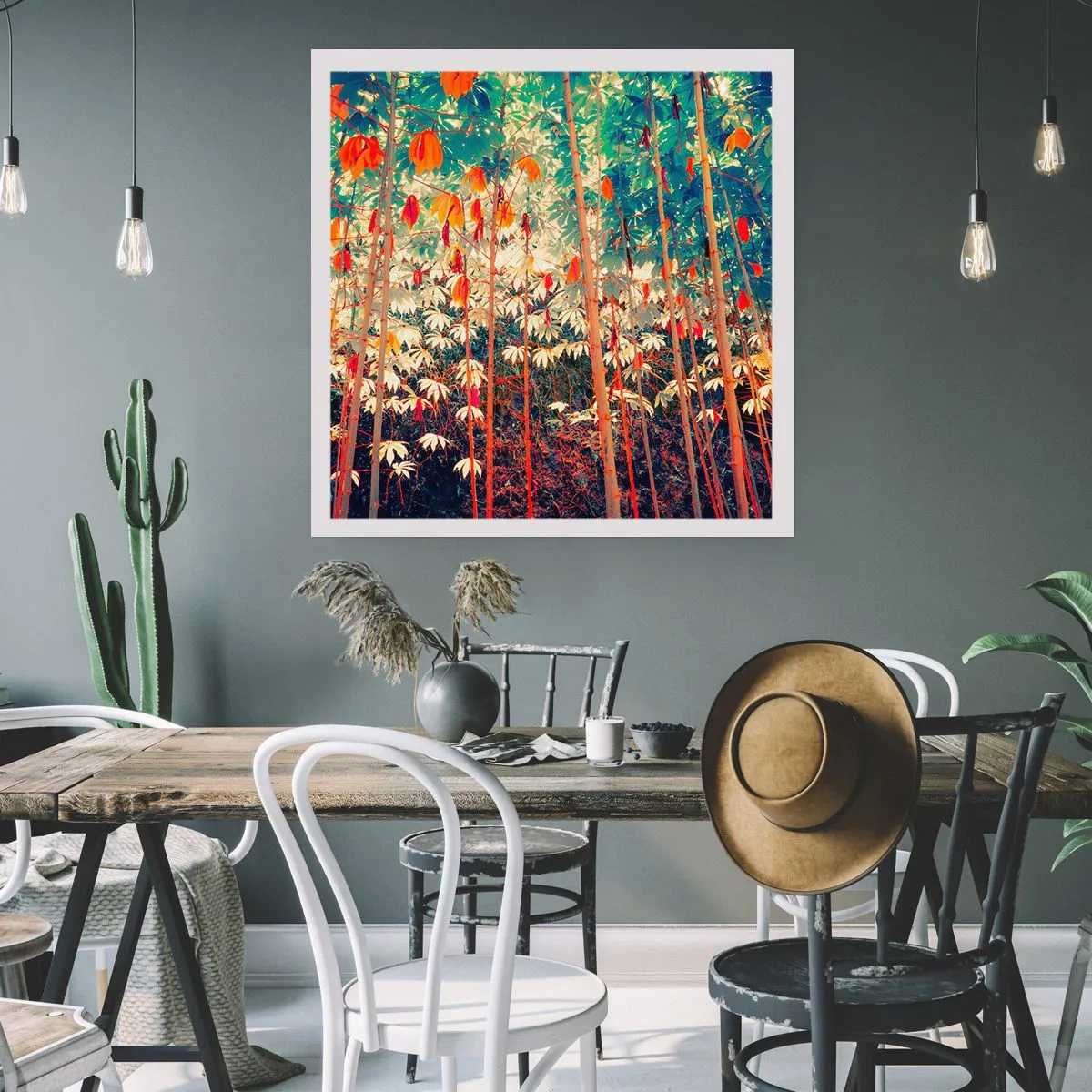 Poster - La vita segreta delle foglie - 30x30 cm