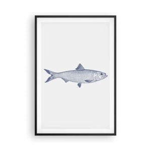 Poster in cornice nera - Un saluto dai mari del nord - 61x91 cm