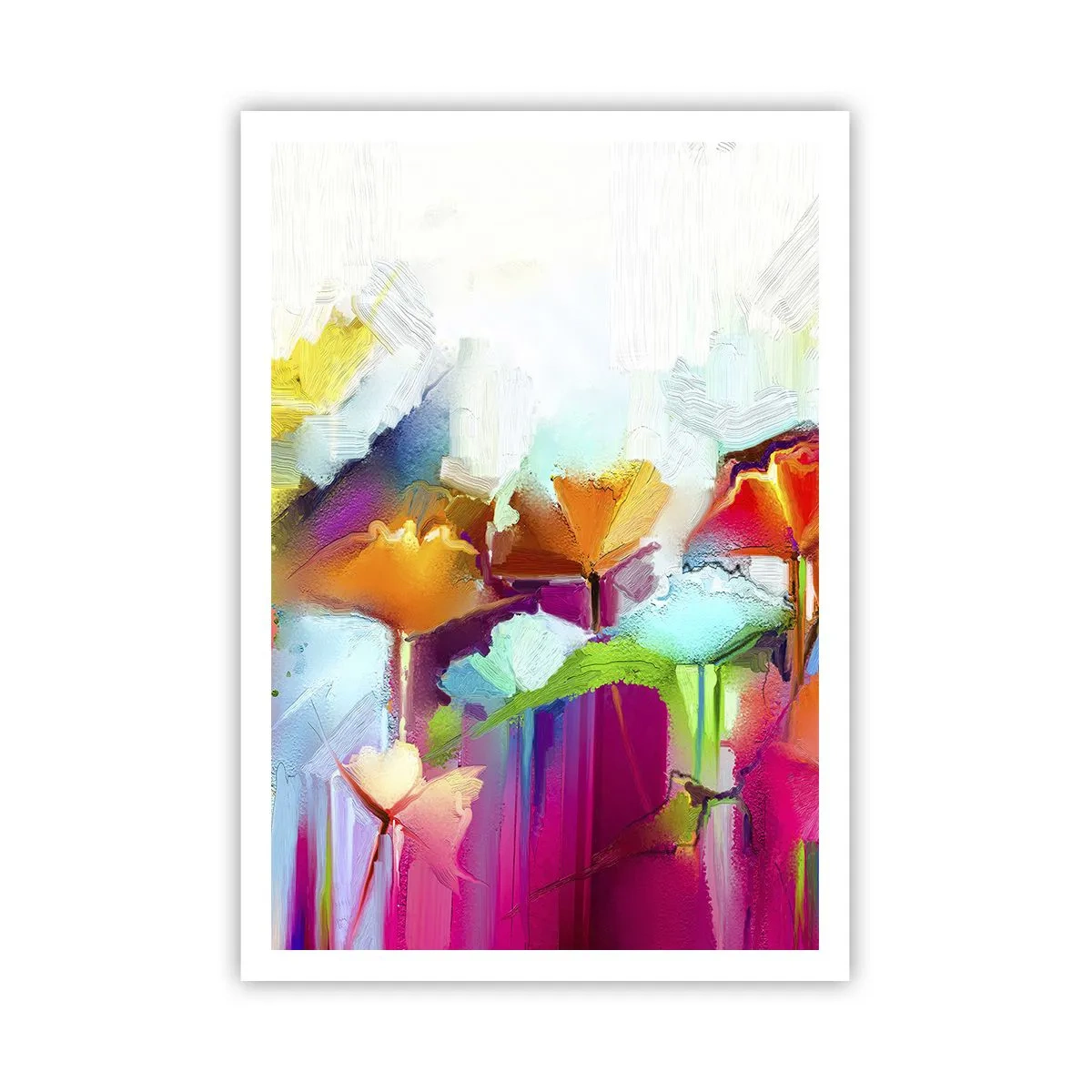 Poster - L'arcobaleno è fiorito - 70x100 cm