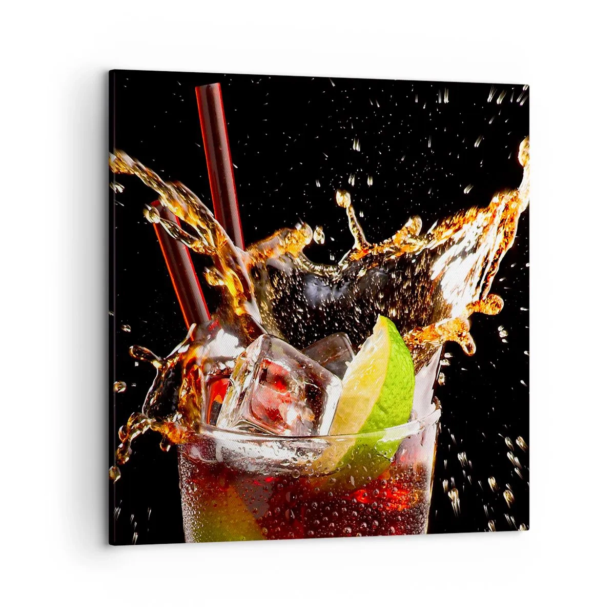 Quadro su tela - Stampe su Tela - Gioia ed energia dei colori - 50x50 cm