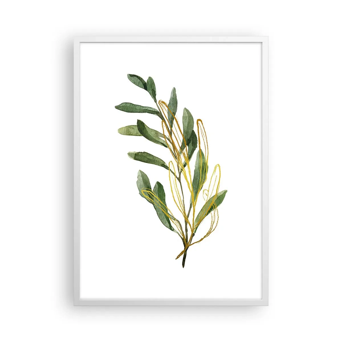 Poster in cornice bianca - Tutto ciò che è buono - 50x70 cm