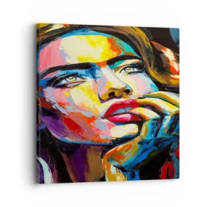 Quadro su tela - Stampe su Tela - I sogni come uccelli planano nel cielo - 30x30 cm