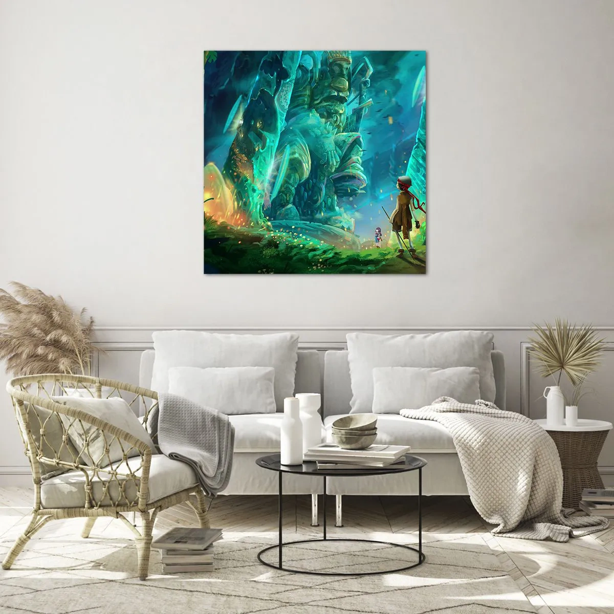 Quadro su vetro - Dal grande Libro delle Fiabe - 30x30 cm