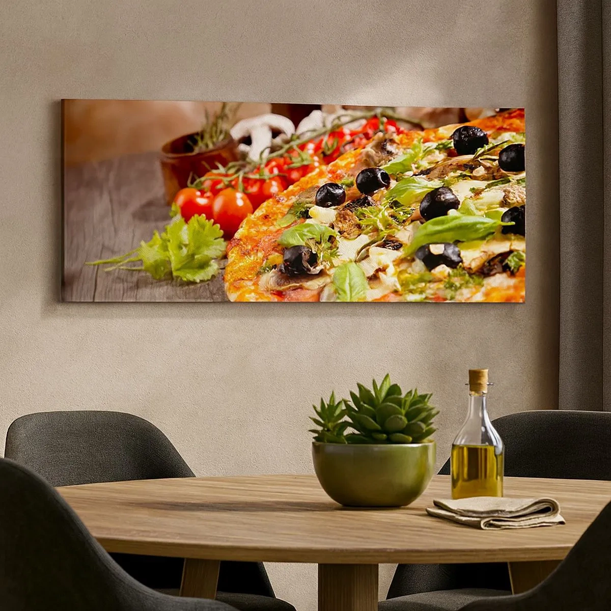 Quadro su tela - Stampe su Tela - Con ingredienti tellurici - 100x40 cm