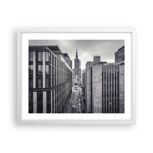 Poster in cornice bianca - La valle di Varsavia - 50x40 cm