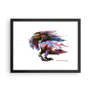 Poster in cornice nera - In estasi - 40x30 cm