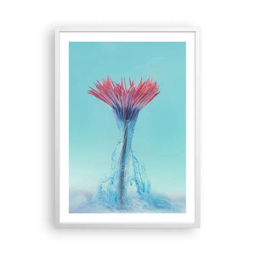 Poster in cornice bianca - L'abbraccio che ravviva - 50x70 cm