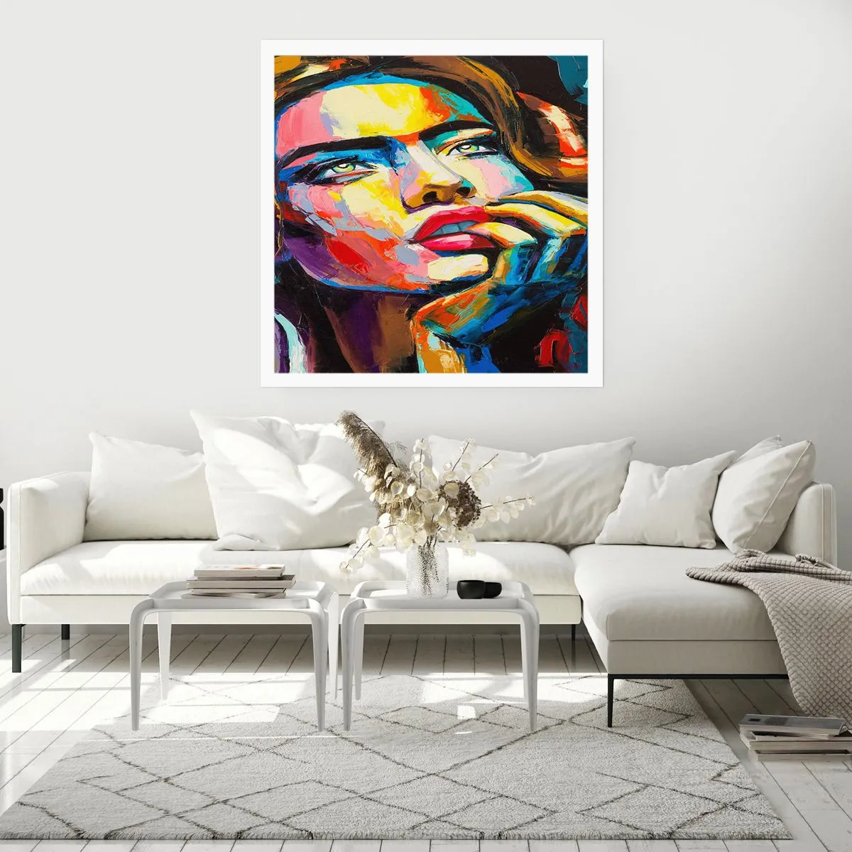 Poster - I sogni come uccelli planano nel cielo - 40x40 cm