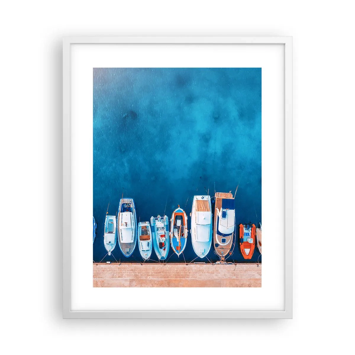 Poster in cornice bianca - In una fila - 40x50 cm