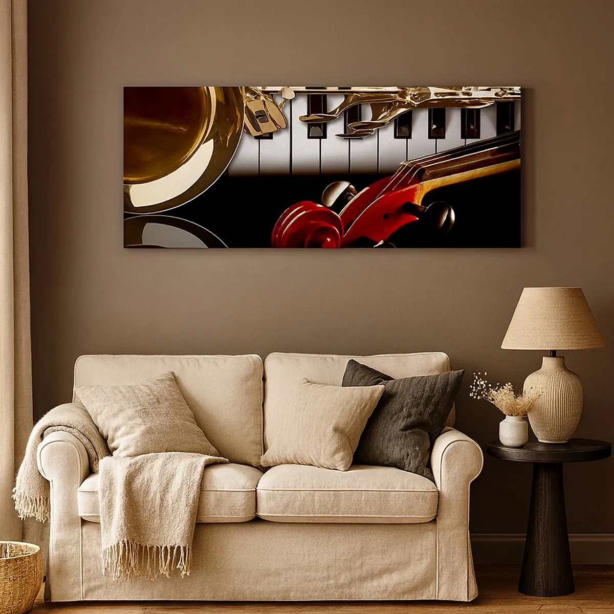 Quadro su tela - Stampe su Tela - Metallo, legno e avorio - 100x40 cm