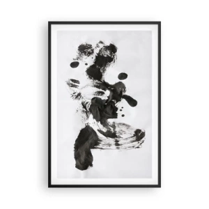 Poster in cornice nera - C'è un senso nella follia? - 61x91 cm