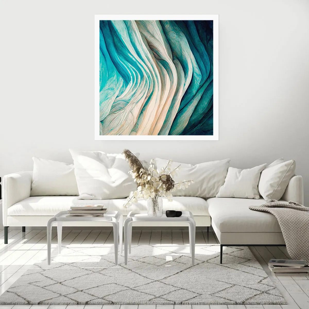 Poster - Blu insaziabile - 30x30 cm