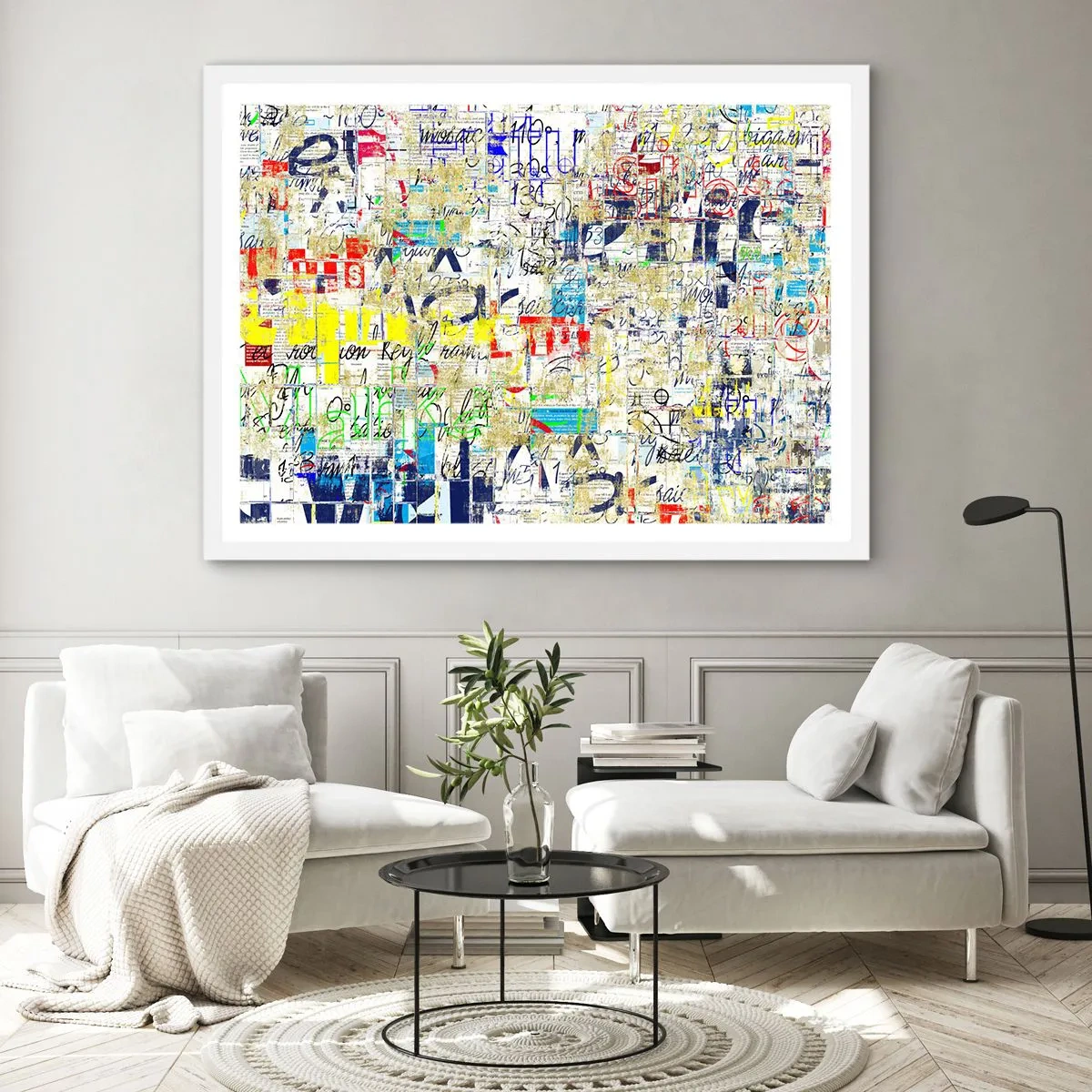 Poster in cornice bianca - Semplicemente bello da vedere - 40x30 cm