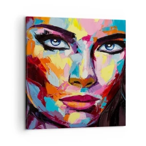 Quadro su tela - Stampe su Tela - Anche l'anima è colorata - 50x50 cm