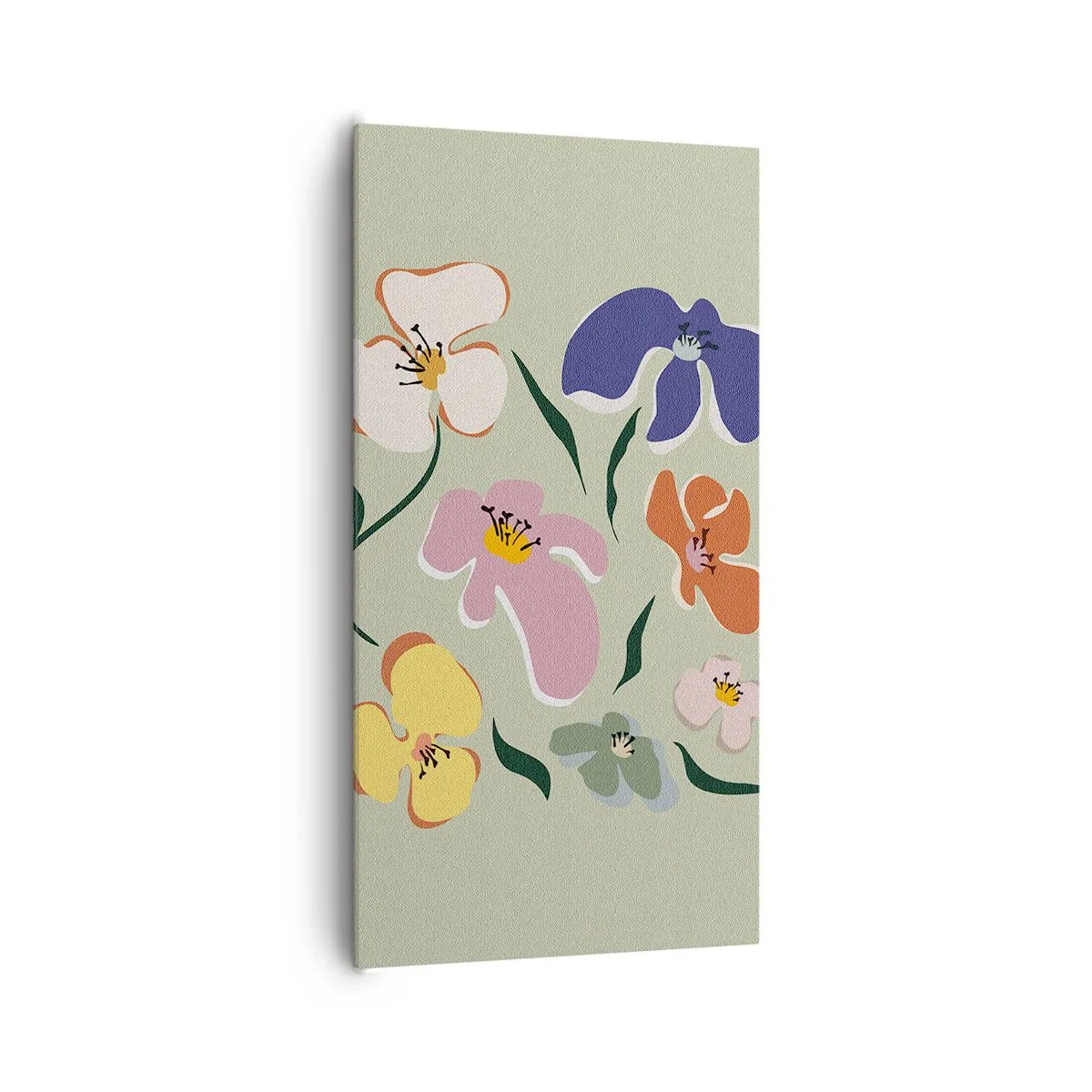 Quadro su tela - Stampe su Tela - Compagne delle viole - 65x120 cm