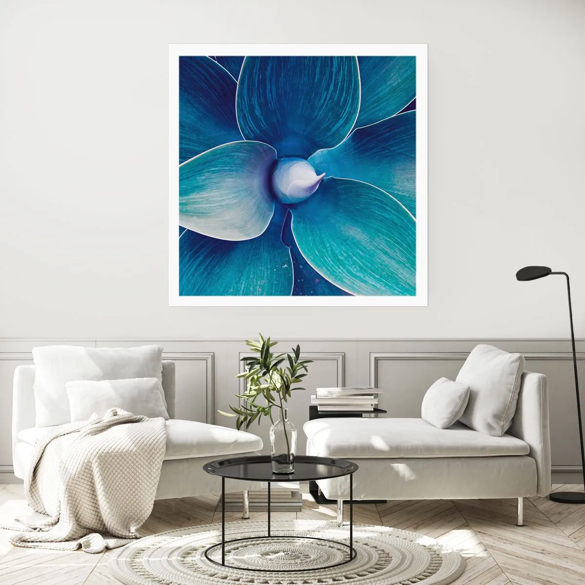 Poster - Imbluito dal sole - 50x50 cm