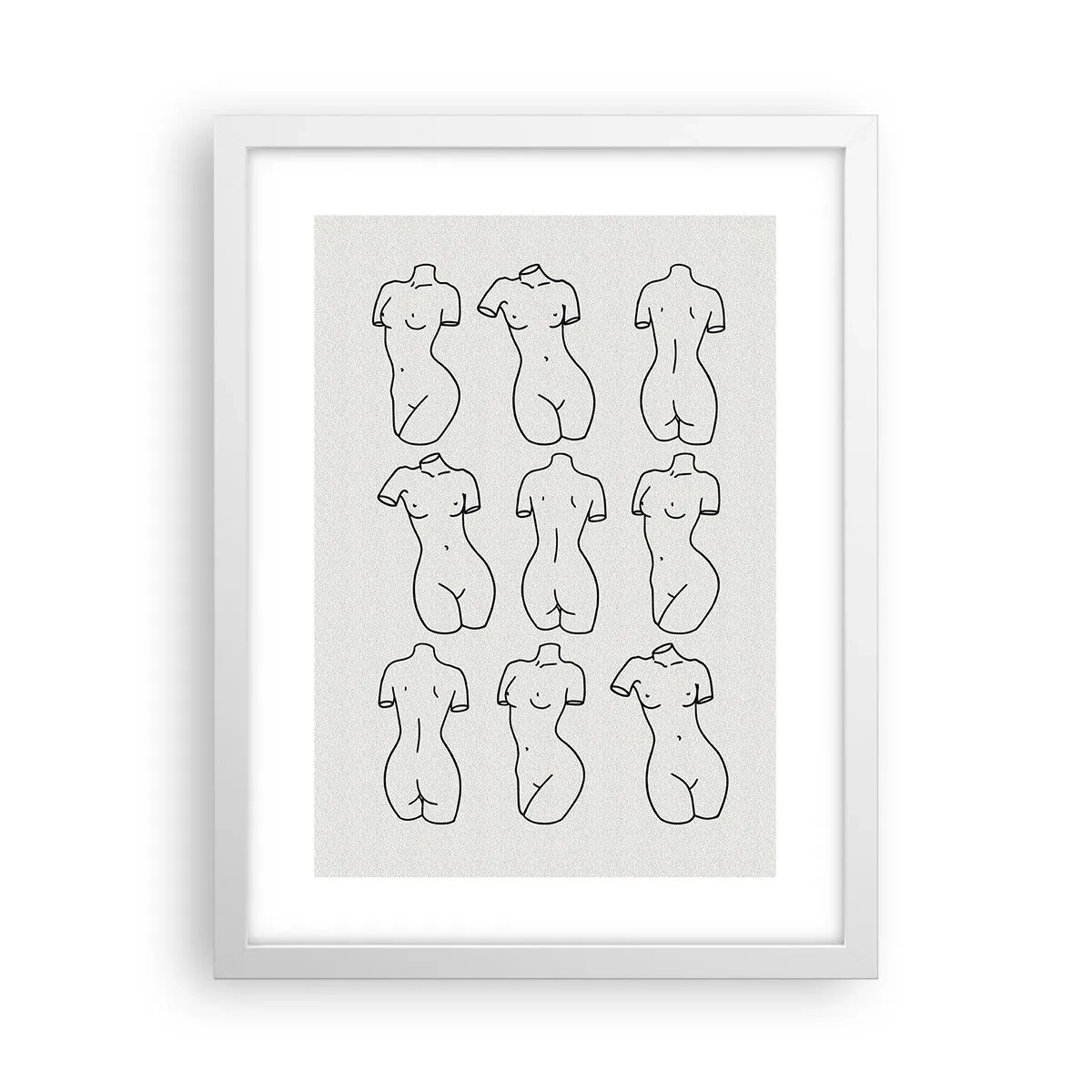 Poster in cornice bianca - Solo Venere - 30x40 cm