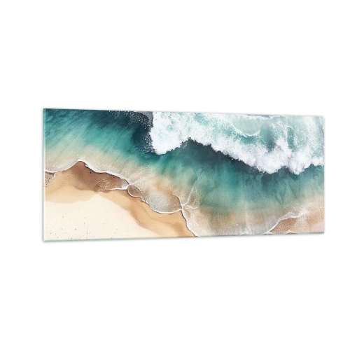 Quadro su vetro - L'eterno incontro - 100x40 cm