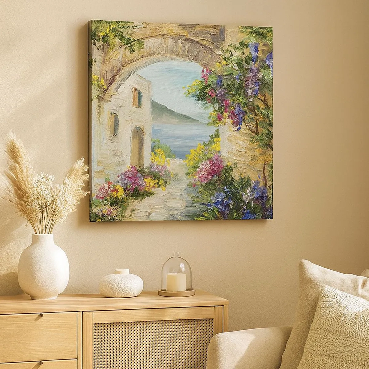 Quadro su tela - Stampe su Tela - La bellezza della provincia costiera - 30x30 cm