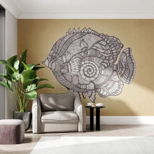 Fotomurali Standard Eco - Decorazioni dell'oceano - Pescare, Ornamento, Decorazione - 400x280 cm