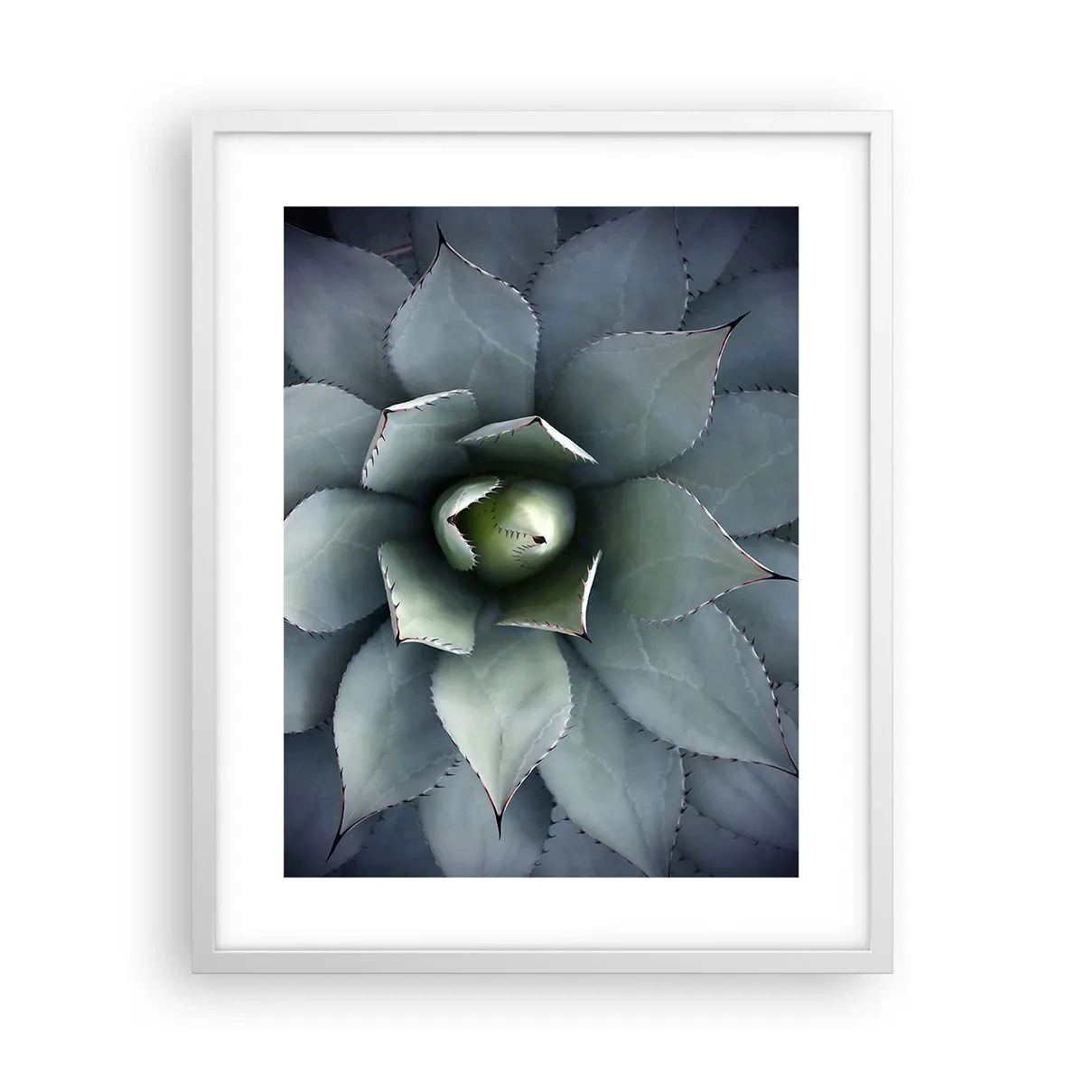 Poster in cornice bianca - Adesca e minaccia - 40x50 cm