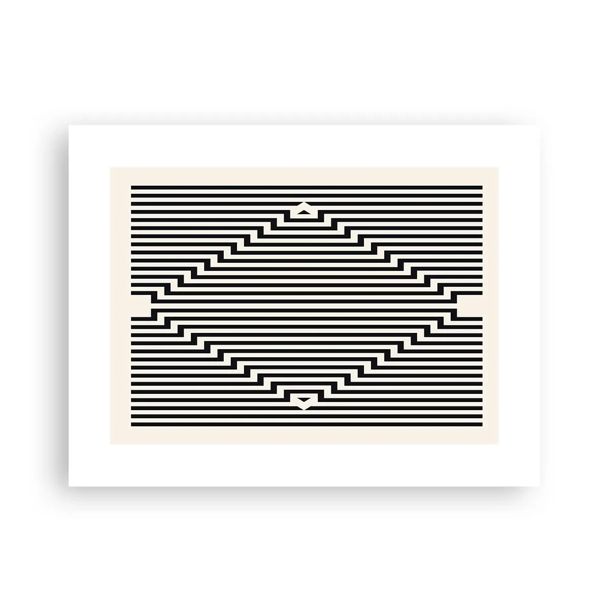 Poster - Illusione geometrica - 40x30 cm