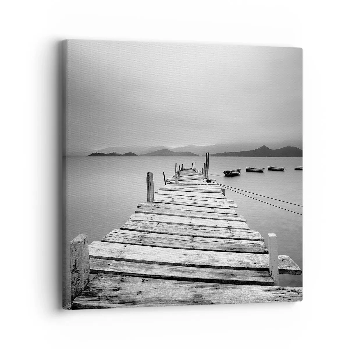 Quadro su tela - Stampe su Tela - Dietro i monti, dietro i mari - 40x40 cm