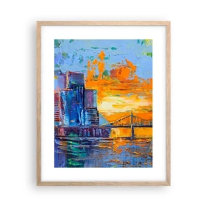 Poster in cornice rovere chiaro - Cultura e natura - 40x50 cm