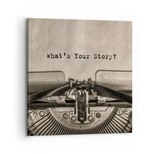 Quadro su tela - Stampe su Tela - Rispondimi - 70x70 cm