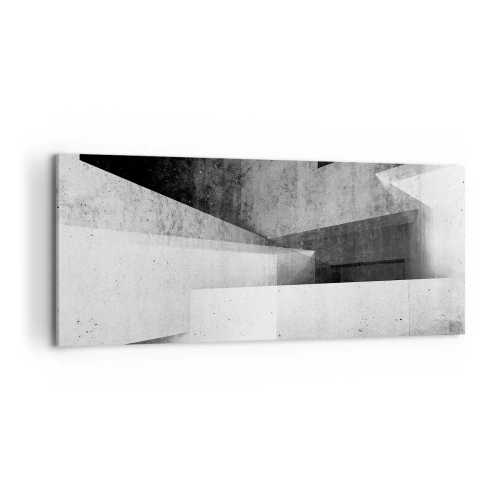 Quadro su tela - Stampe su Tela - La struttura dello spazio - 100x40 cm