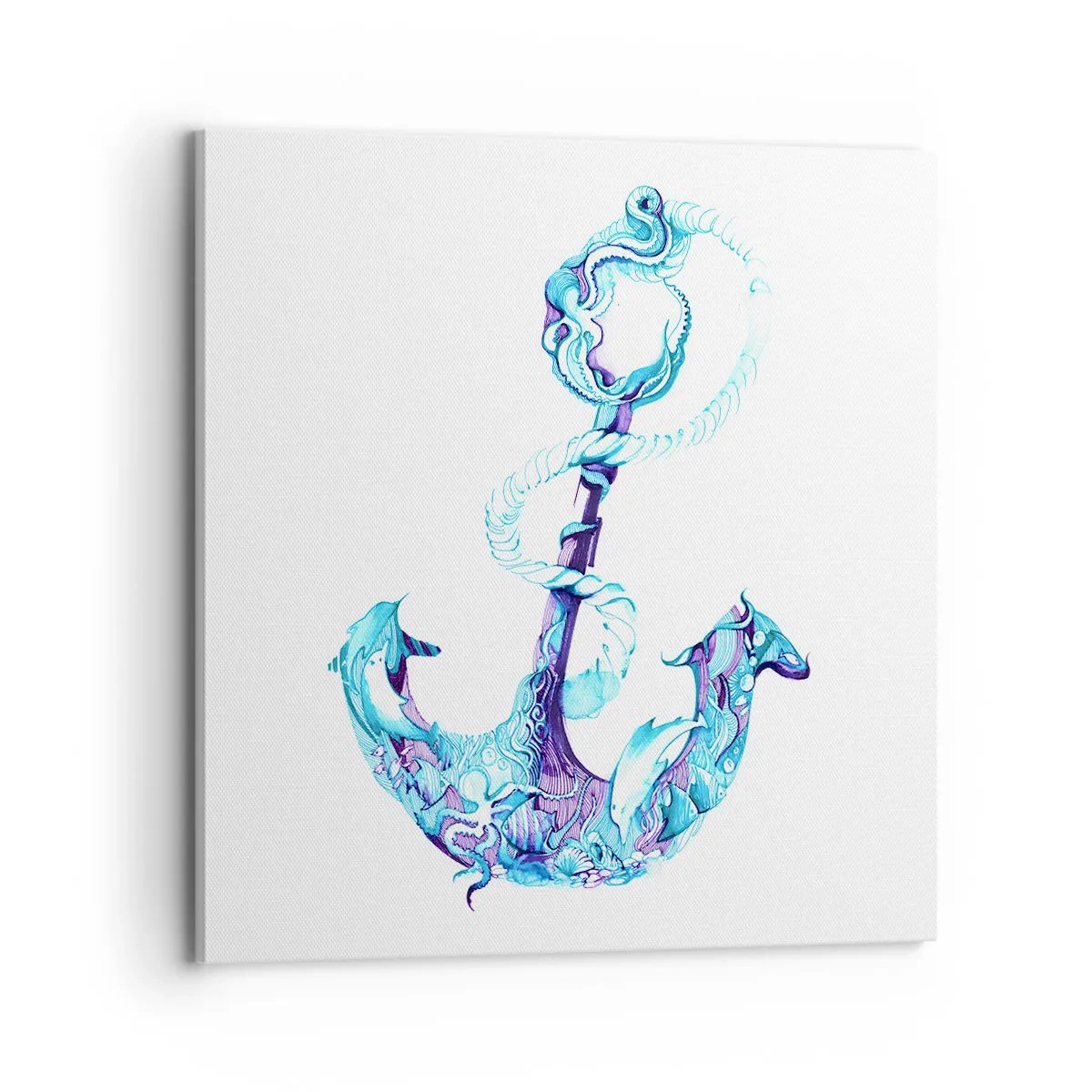 Quadro su tela - Stampe su Tela - La confidente dei segreti del mare - 70x70 cm