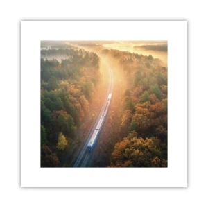 Poster - Viaggio autunnale - 30x30 cm