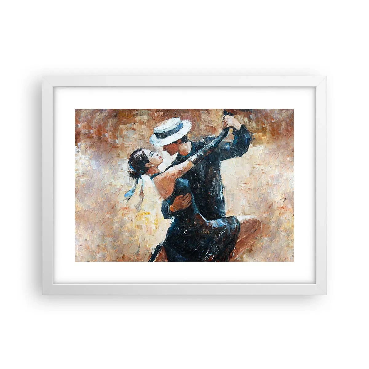 Poster in cornice bianca - Alla Rodolfo Valentino - 40x30 cm
