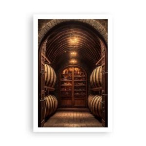 Poster - L'atmosfera della cantina - 61x91 cm