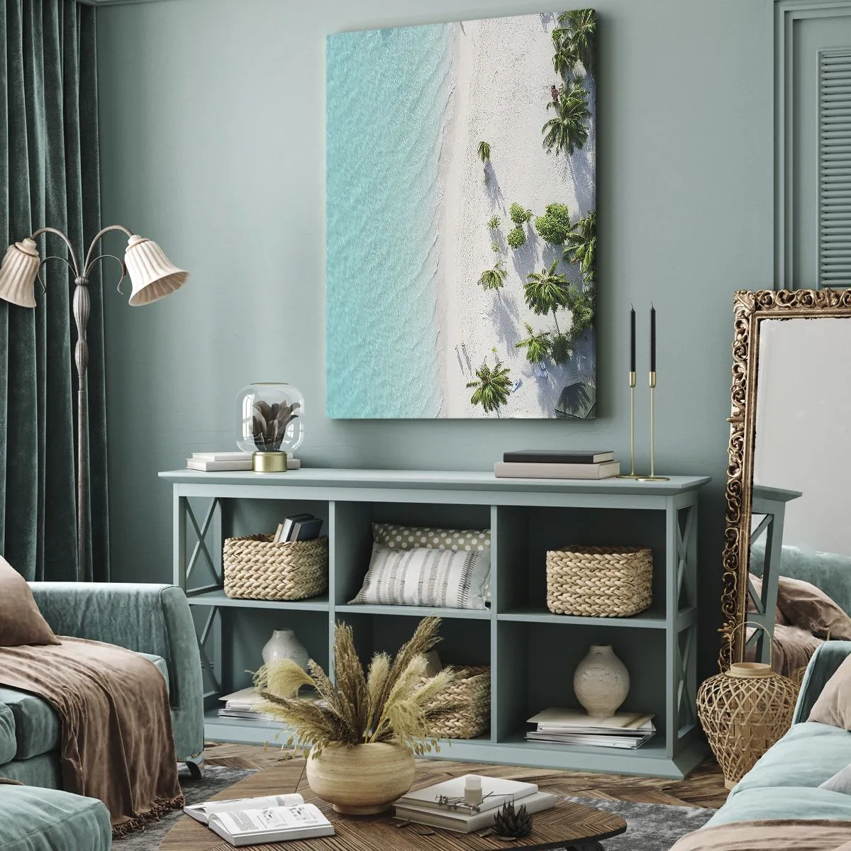 Quadro su tela - Stampe su Tela - Vacanze in paradiso - 45x80 cm