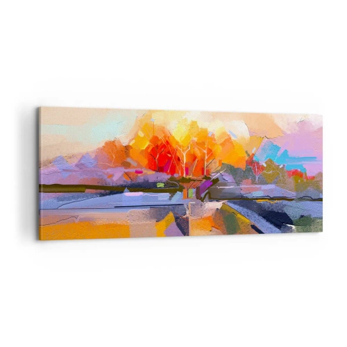 Quadro su tela - Stampe su Tela - Si è fatto autunno - 100x40 cm