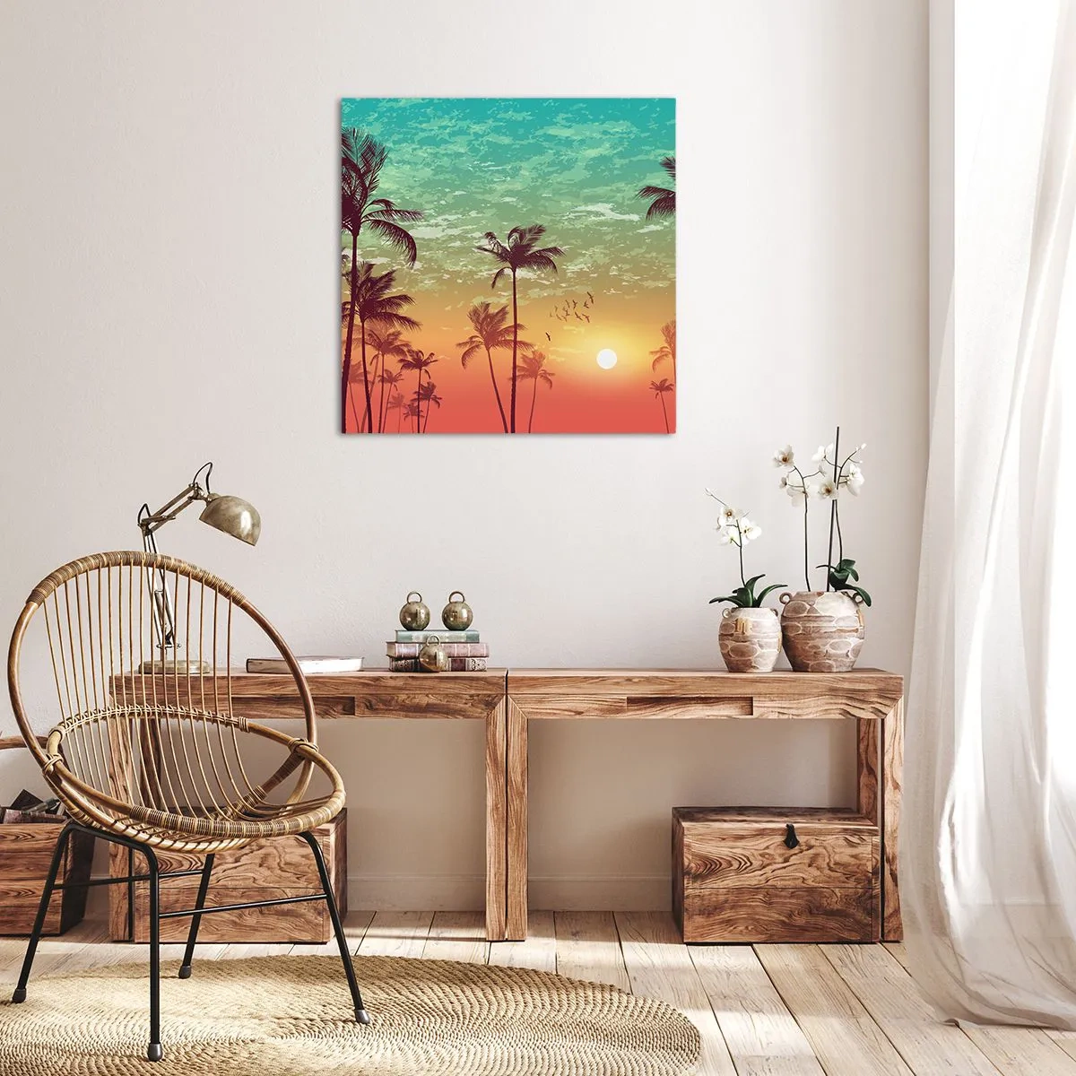 Quadro su tela - Stampe su Tela - Climi tropicali - 70x70 cm