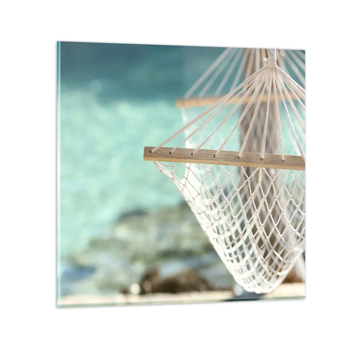 Quadro su vetro - Tempo di relax - 60x60 cm