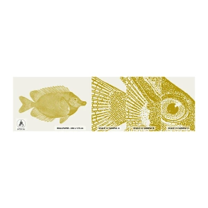 Campione di Fotomurale Adesivo Deluxe Sticker - Pesce e basta - Pescare, Mare, Animale - 100x30 cm