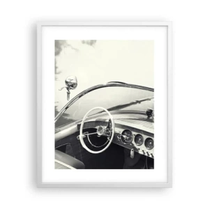 Poster in cornice bianca - Il ricco e il povero - 40x50 cm