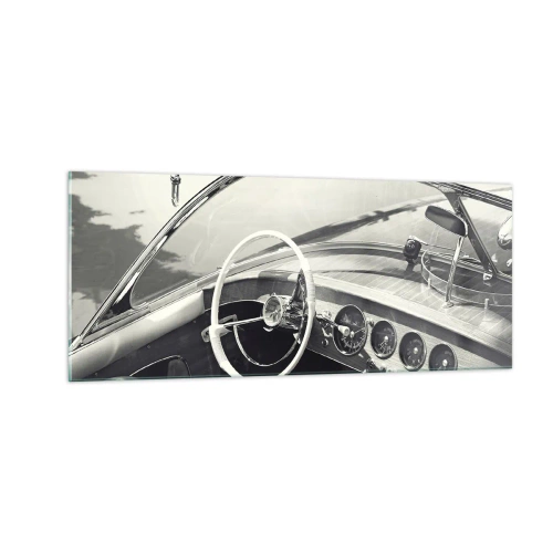 Quadro su vetro - Il ricco e il povero - 100x40 cm